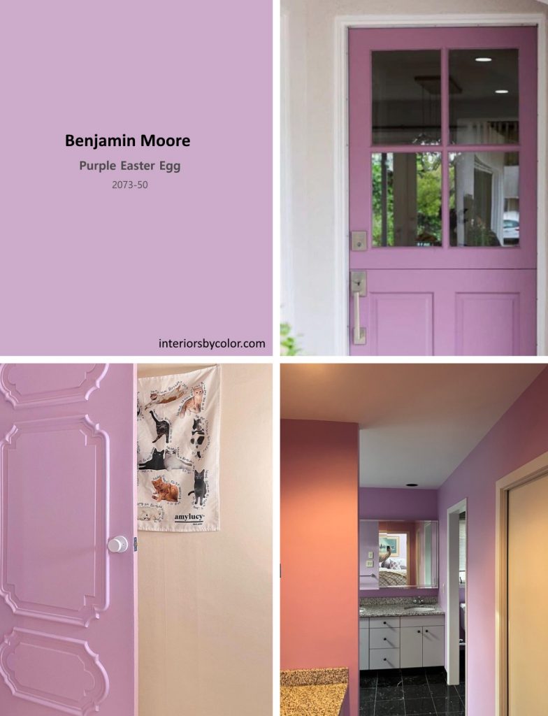 Benjamin Moore Purple Easter Egg