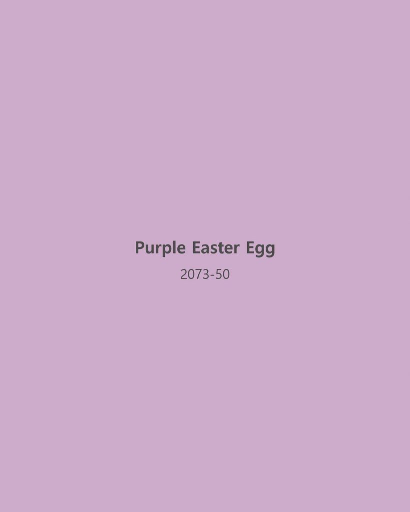 Benjamin Moore Purple Easter Egg