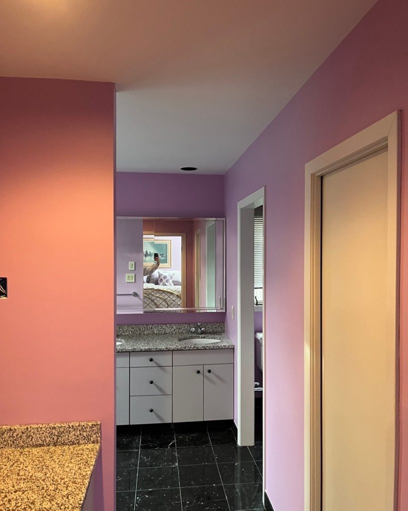 Benjamin Moore Purple Easter Egg purple walls