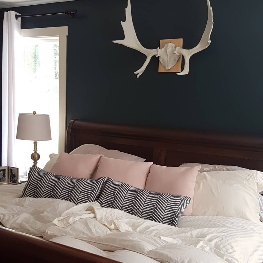 Benjamin Moore Blue Note master bedroom walls