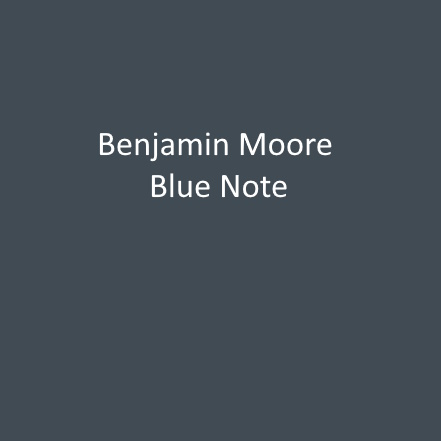 Benjamin Moore Blue Note paint