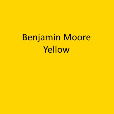 Benjamin Moore Yellow