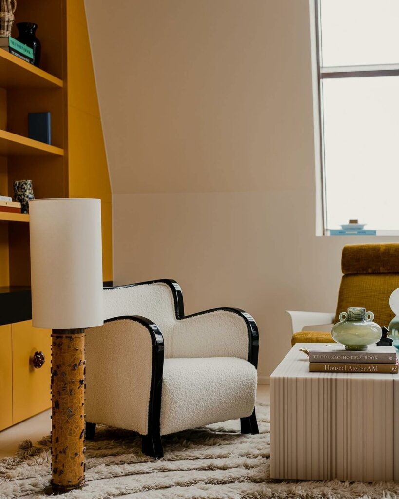 Modern Ochre Yellow Interior Design