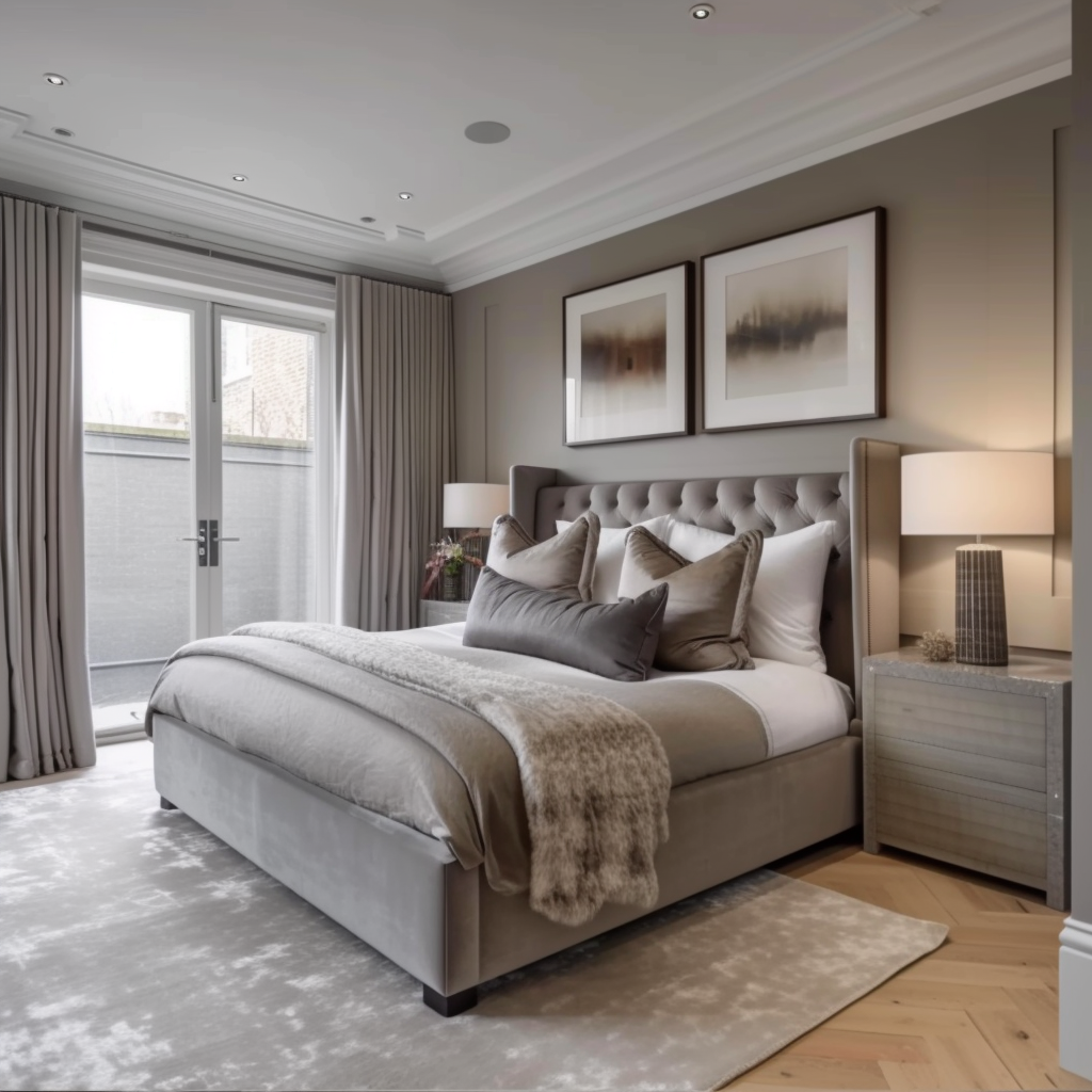 Best paint color for bedroom with grey furniture