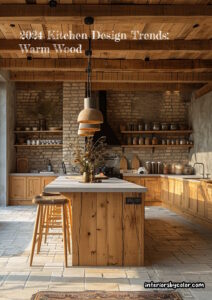 2024 Kitchen Design Trends: Warm Wood