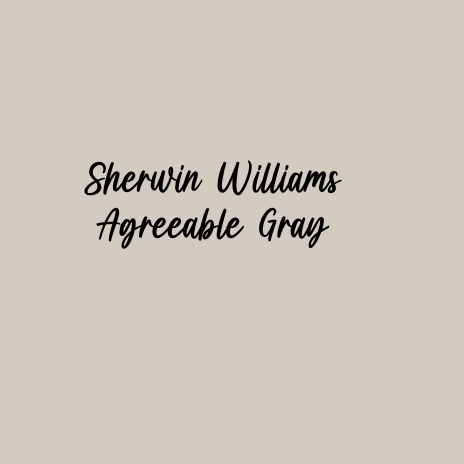 Sherwin Williams Agreeable Gray 