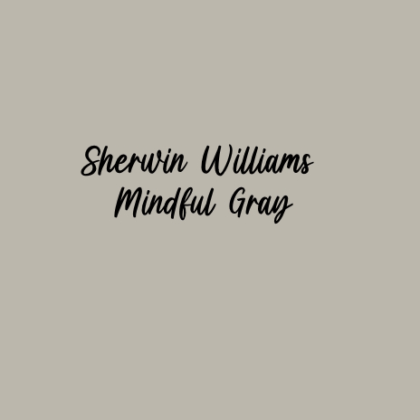 Sherwin Williams Mindful Gray
