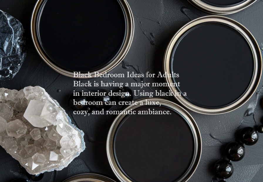 black bedroom ideas for adults paint colors