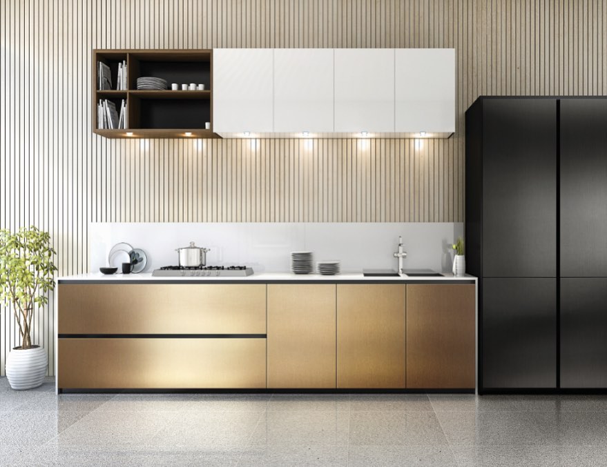 metal kitchen cabinets trend