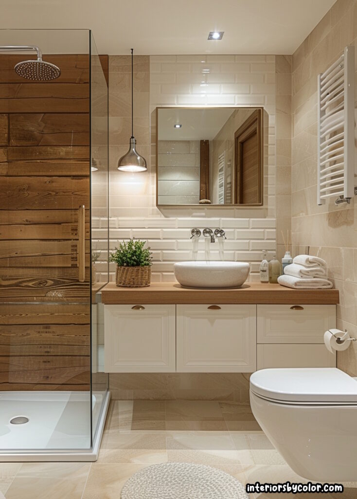 small bathroom design - compact or space-saving fixtures