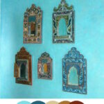 Moroccan turquoise color palette