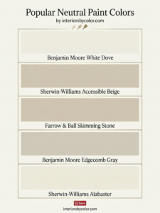 Best Warm Neutral Paint Colors for Living Rooms With Low Light