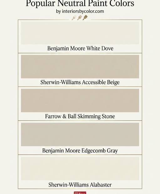 Best Warm Neutral Paint Colors for Living Rooms With Low Light