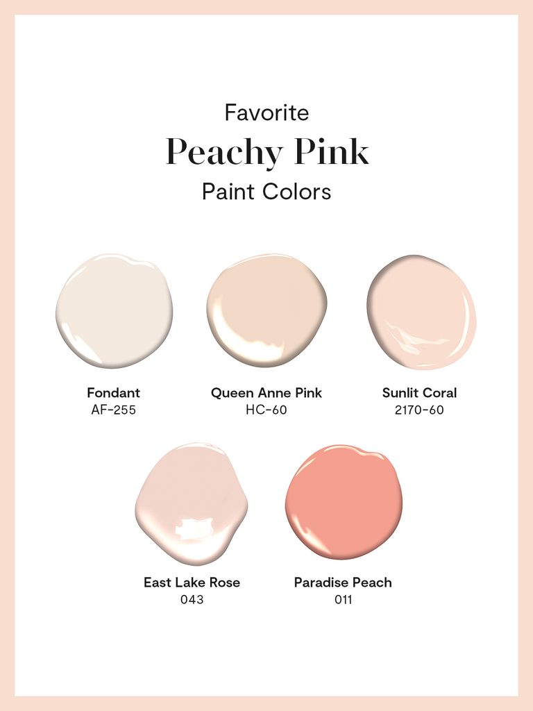 Benjamin Moore’s Peachy Pink Paint Colors