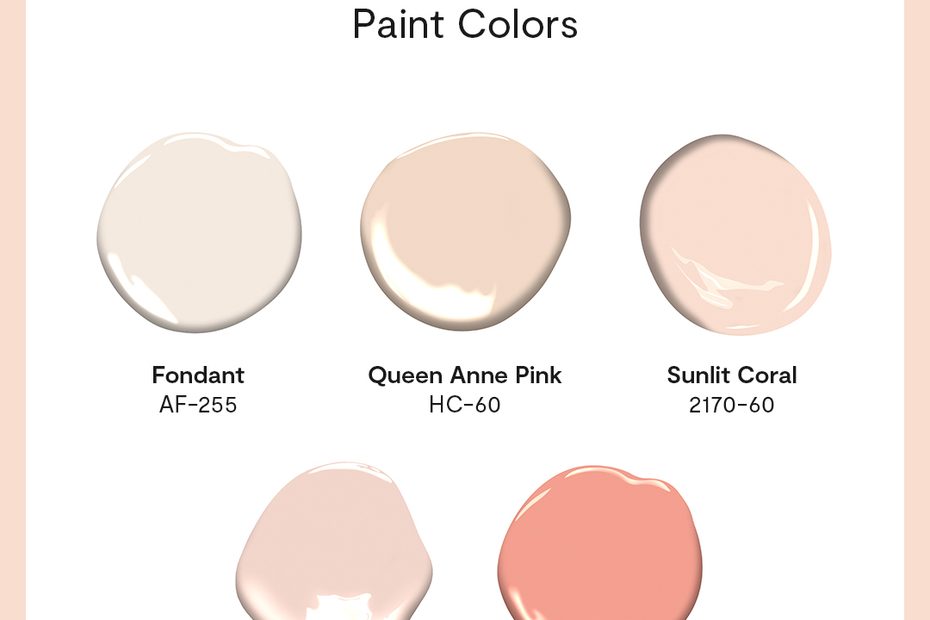 Benjamin Moore’s Peachy Pink Paint Colors